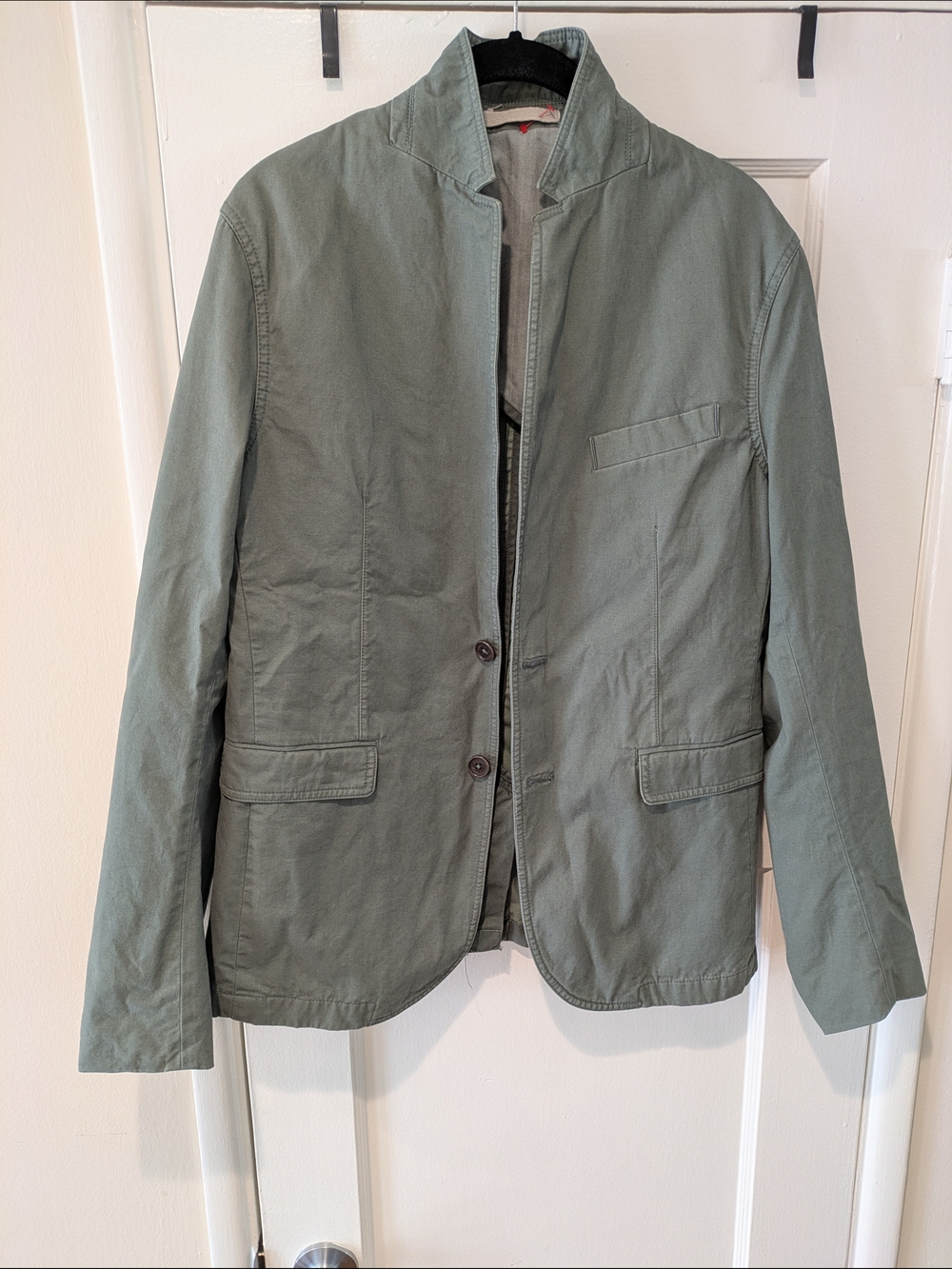Ben Sherman Sage Green Lightweight Cotton Sport Coat